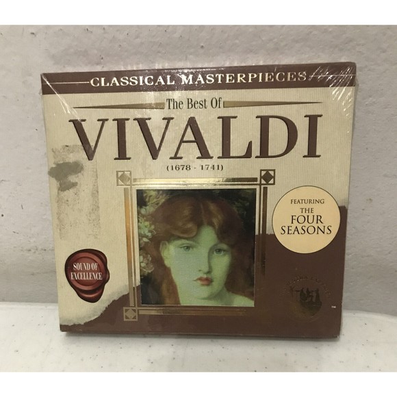 THE BEST OF VIVALDI CD NEW Sealed ~Ships Same Day~ Actual Photos Shown - Picture 1 of 7